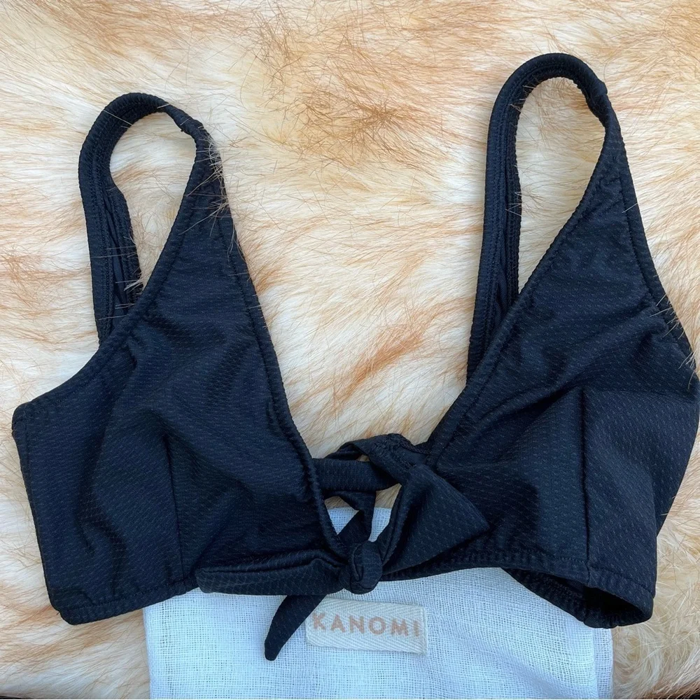 KANOMI Bikini 👙 Tie back bow front Top bottom matching set SzM sexy high waist
